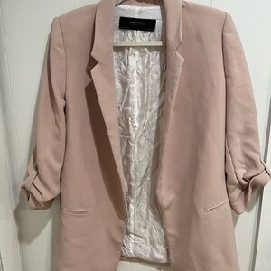 Zara Women's Blush Pink Blazer
